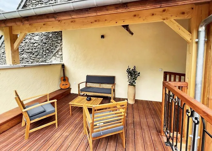 Le Patio - Vallee D'aspe Lägenhet Bedous